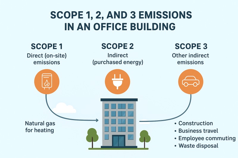 Emissions in Office Buildings
